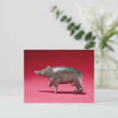 Afbeelding van een Boar Briefkaart (Staand voorkant)
