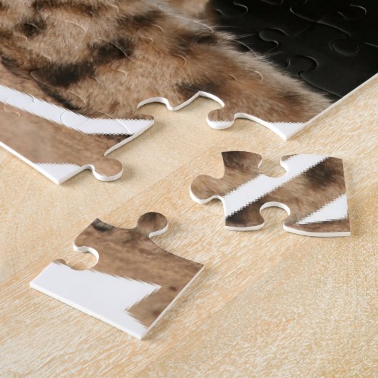 Afbeelding van een Bobcat Puzzle Legpuzzel (Zijkant)
