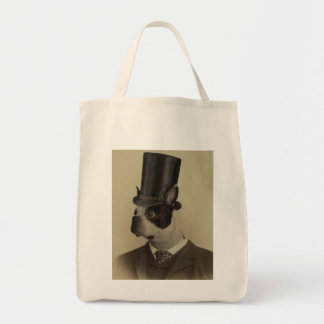 Afbeelding van een Dapper Boston-doodsbange Tote Bag