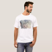 Afbeelding van een drachtige merrie met parallelle t-shirt (Voorkant volledig)