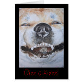 afbeelding van een grappige smakelijke akita gliml (Voorkant)