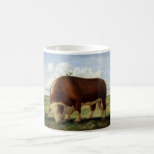 afbeelding van een Hereford-stier Koffiemok