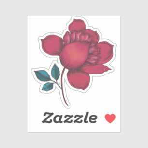 Afbeelding van een indienneontwerpbloem - Viva Mag Sticker