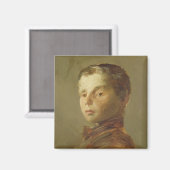 Afbeelding van een jongen, 1875 magneet (Voorkant / Achterkant)