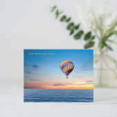 Afbeelding van een luchtballon voor briefkaart (Staand voorkant)