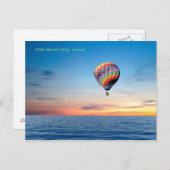 Afbeelding van een luchtballon voor briefkaart (Voorkant / Achterkant)