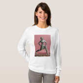 Afbeelding van een meisje dat loopt. t-shirt (Voorkant volledig)