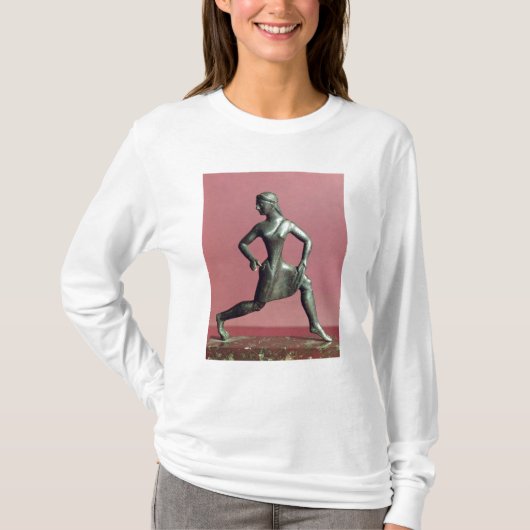 Afbeelding van een meisje dat loopt. t-shirt (Voorkant)