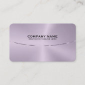 Afbeelding van een metallische Paarse tint Visitekaartje (Voorkant)