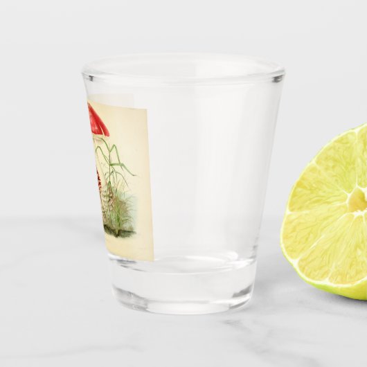  afbeelding van een paddenstoel shot glas (Rechts)