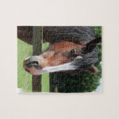 Afbeelding van een Quarter Horse Puzzle Legpuzzel (Horizontaal)