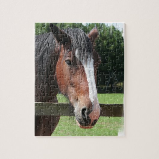 Afbeelding van een Quarter Horse Puzzle Legpuzzel (Verticaal)