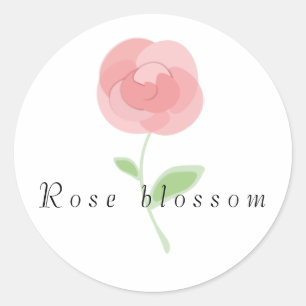 Afbeelding van een roos bloemkool met ronde mok op sticker