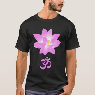 Afbeelding van een roze lotusbloem t-shirt