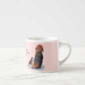 afbeelding van een schattige beagelpuppy die mam b espresso kop (Rechts)