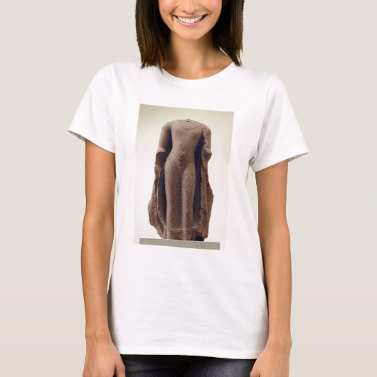 Afbeelding van een staande Boeddha, Jamalpur, Math T-shirt (Voorkant)