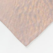 Afbeelding van een strand op zonsopgang fleece deken (Hoek)