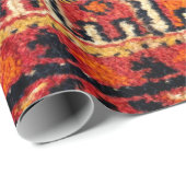 Afbeelding van een  tapijt. Indrukwekkende textuur Cadeaupapier (Rol Hoek)