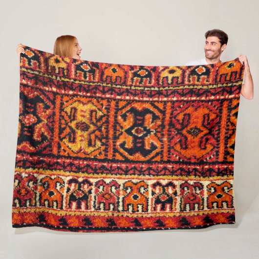 Afbeelding van een  tapijt. Indrukwekkende textuur Fleece Deken (In situ)