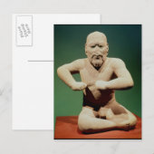 Afbeelding van een worstelaar briefkaart (Voorkant / Achterkant)