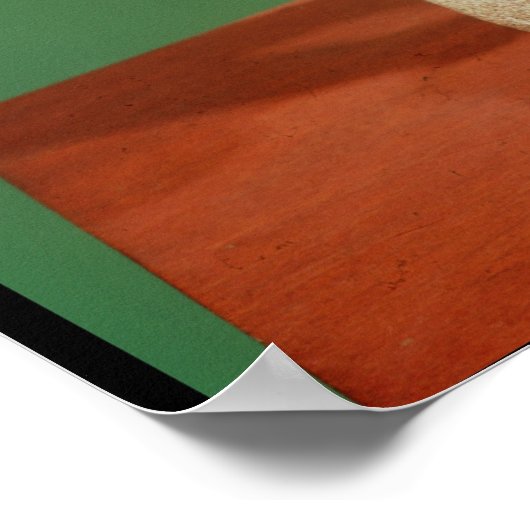 Afbeelding van een worstelaar poster (Hoek)