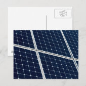 Afbeelding van een zonne-energiepaneel grappig briefkaart (Voorkant / Achterkant)