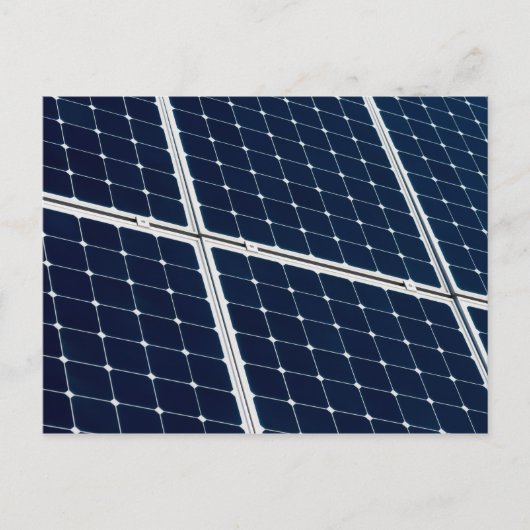 Afbeelding van een zonne-energiepaneel grappig briefkaart (Voorkant)