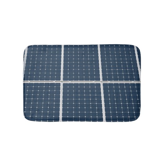 Afbeelding van een zonnepaneel grappig badmat (Voorkant)