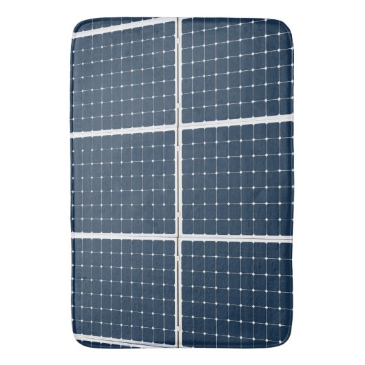 Afbeelding van een zonnepaneel grappig badmat (Voorkant Verticaal)