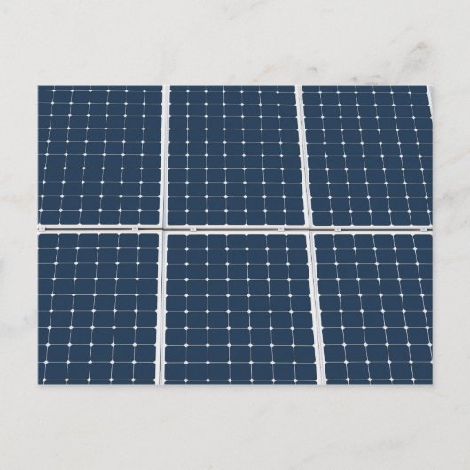 Afbeelding van een zonnepaneel grappig briefkaart (Voorkant)