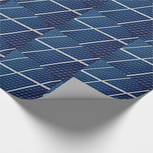 Afbeelding van een zonnepaneel grappig cadeaupapier (Hoek)