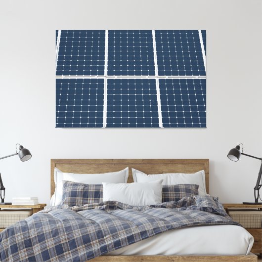 Afbeelding van een zonnepaneel grappig canvas afdruk (Insitu (Slaapkamer))
