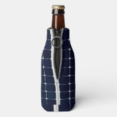 Afbeelding van een zonnepaneel grappig flesjeskoeler (Fles Achterkant)