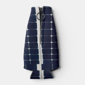 Afbeelding van een zonnepaneel grappig flesjeskoeler (Achterkant)