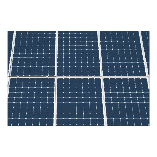 Afbeelding van een zonnepaneel grappig foto afdruk (Voorkant)