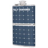 Afbeelding van een zonnepaneel grappig heupfles (Links)