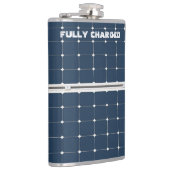 Afbeelding van een zonnepaneel grappig heupfles (Rechts)