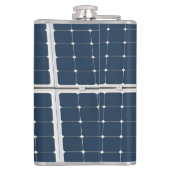 Afbeelding van een zonnepaneel grappig heupfles (Achterkant)