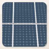 Afbeelding van een zonnepaneel grappig kartonnen onderzetters (Voorkant)