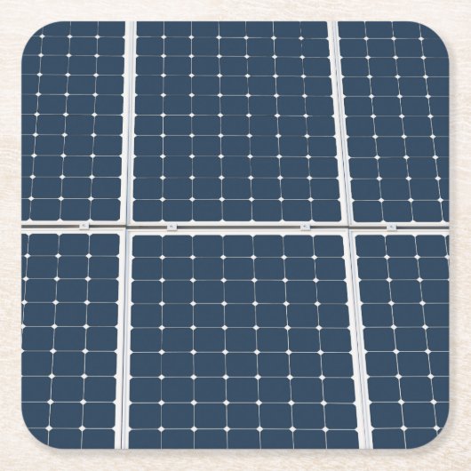 Afbeelding van een zonnepaneel grappig kartonnen onderzetters (Voorkant)