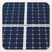 Afbeelding van een zonnepaneel grappig kartonnen onderzetters (Voorkant)