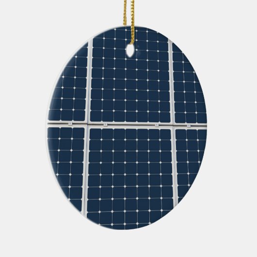 Afbeelding van een zonnepaneel grappig keramisch ornament (Rechts)