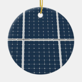 Afbeelding van een zonnepaneel grappig keramisch ornament