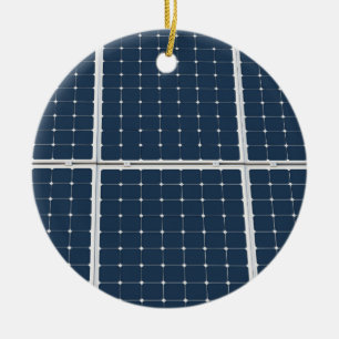 Afbeelding van een zonnepaneel grappig keramisch ornament