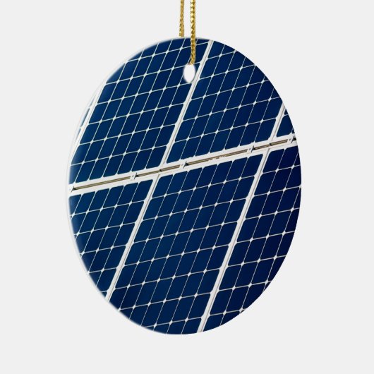 Afbeelding van een zonnepaneel grappig keramisch ornament (Rechts)