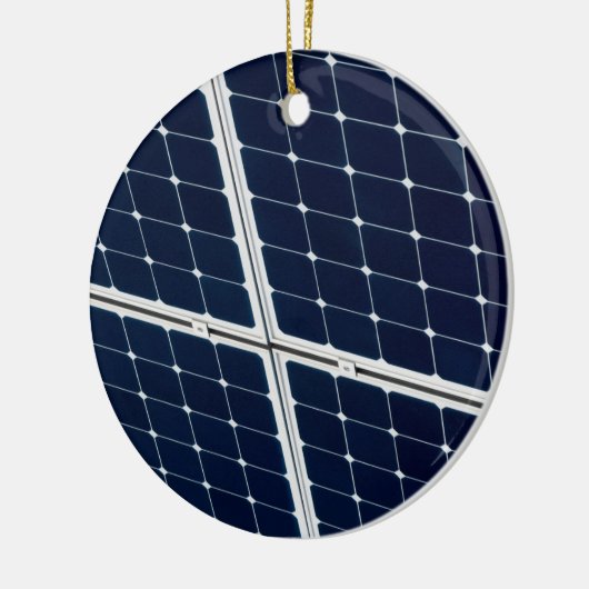 Afbeelding van een zonnepaneel grappig keramisch ornament (Links)