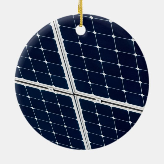 Afbeelding van een zonnepaneel grappig keramisch ornament (Achterkant)