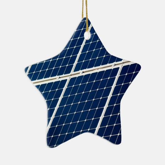 Afbeelding van een zonnepaneel grappig keramisch ornament (Rechts)