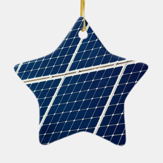 Afbeelding van een zonnepaneel grappig keramisch ornament (Achterkant)