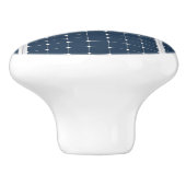 Afbeelding van een zonnepaneel grappig keramische knop (Zijkant)
